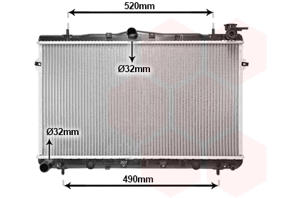 Radiator, engine cooling (82002043)