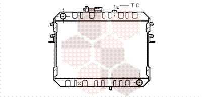 Radiator, engine cooling (27002046)