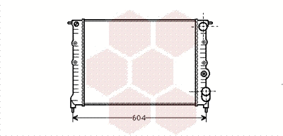 Radiator, engine cooling (43002108)