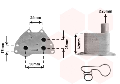Oil Cooler, engine oil