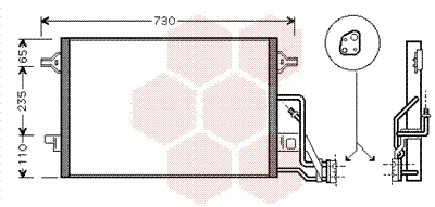 Condenser, air conditioning (58005190)