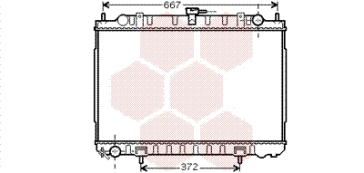 Radiator, engine cooling (13002240)