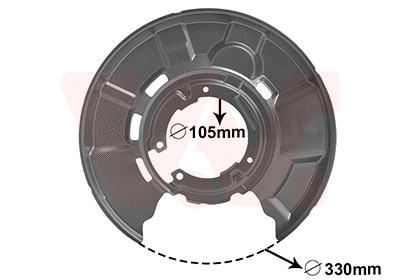 Splash Guard, brake disc (0627373)