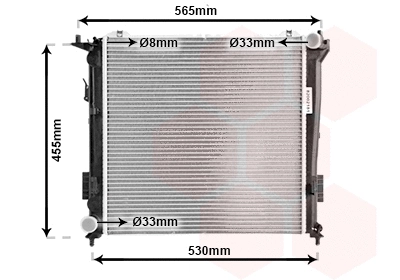 Radiator, engine cooling (82002181)
