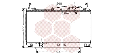 Radiator, engine cooling (81002054)