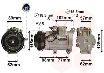 Compressor, air conditioning (2700K276)