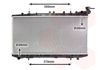 Radiator, engine cooling (13002116)