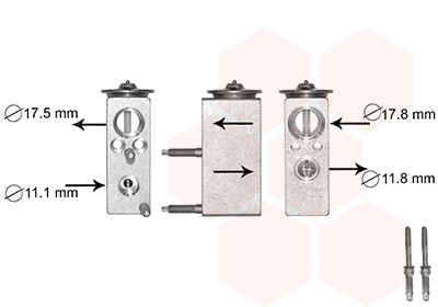 Expansion Valve, air conditioning (09001276)
