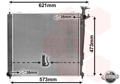 Radiator, engine cooling