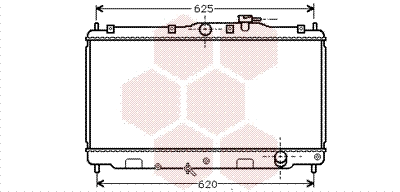 Radiator, engine cooling (25002016)