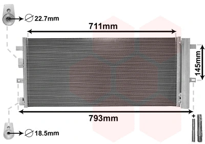 Condenser, air conditioning (18015701)