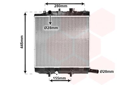 Radiator, engine cooling (27002139)