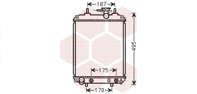 Radiator, engine cooling (11002065)