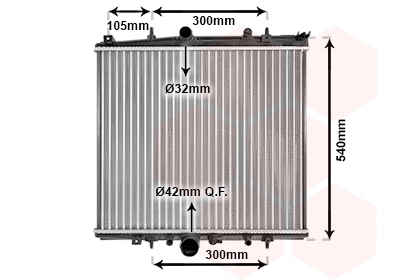 Radiator, engine cooling (40002331)