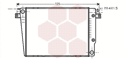 Radiator, engine cooling (06002251)