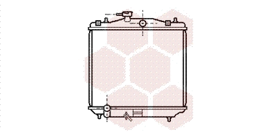 Radiator, engine cooling (51002021)
