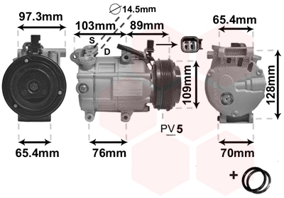 Compressor, air conditioning (1800K391)
