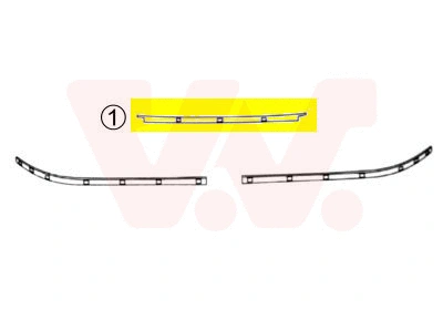 Trim/Protection Strip, bumper (0639481)