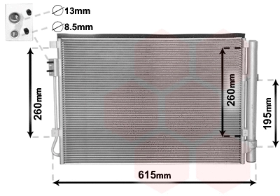 Condenser, air conditioning (82005207)