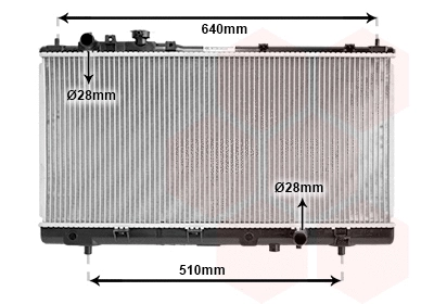 Radiator, engine cooling (27002151)