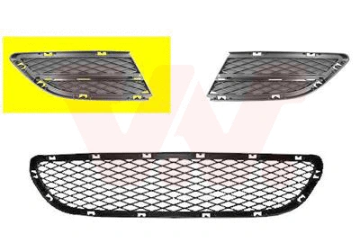 Ventilation Grilles, bumper (0667592)
