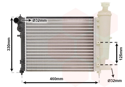 Radiator, engine cooling