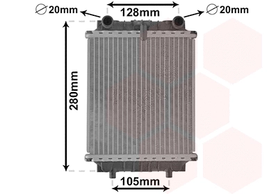 Radiator, engine cooling (03002415)