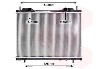 Radiator, engine cooling (17002167)
