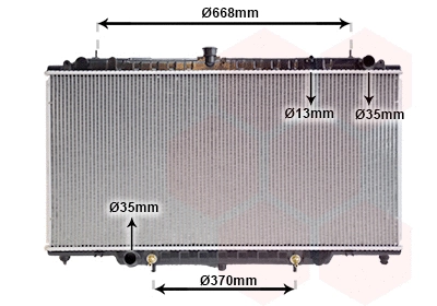 Radiator, engine cooling (13002264)