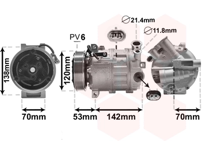 Compressor, air conditioning (0100K143)