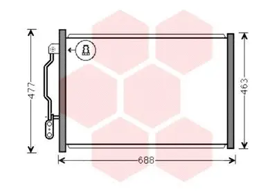 Condenser, air conditioning (30005605)