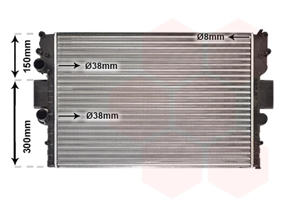 Radiator, engine cooling (28002087)