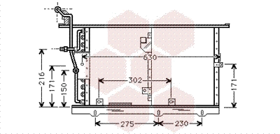Condenser, air conditioning (30005244)