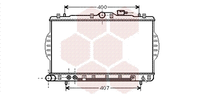 Radiator, engine cooling (82002048)