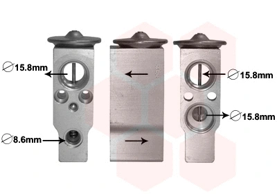 Expansion Valve, air conditioning (27001257)