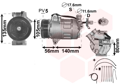 Compressor, air conditioning (3700K428)