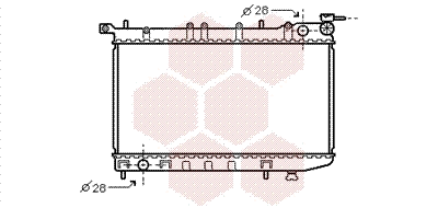 Radiator, engine cooling (13002123)