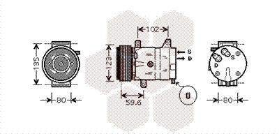 Compressor, air conditioning (4300K345)