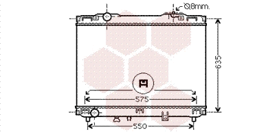 Radiator, engine cooling (83002127)