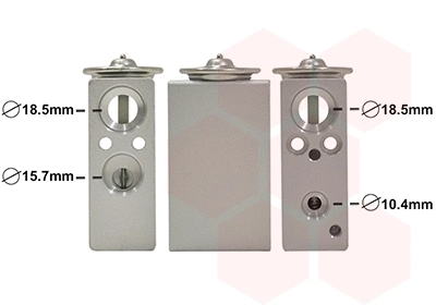Expansion Valve, air conditioning (17011701)