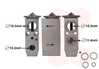 Expansion Valve, air conditioning (13001359)