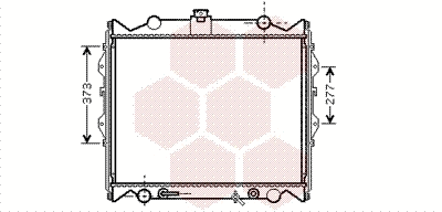 Radiator, engine cooling (53002311)
