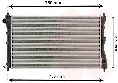 Radiator, engine cooling (17012711)