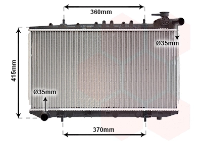 Radiator, engine cooling (13002092)