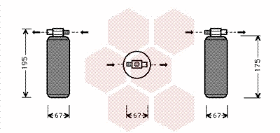 Dryer, air conditioning (4300D015)