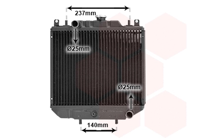 Radiator, engine cooling (99002001)