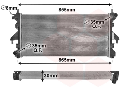 Radiator, engine cooling (40002310)