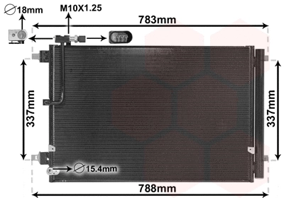 Condenser, air conditioning (03005389)
