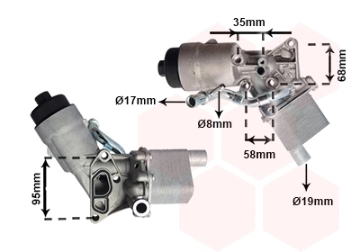 Oil Cooler, engine oil