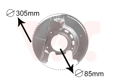 Splash Guard, brake disc (0620371)